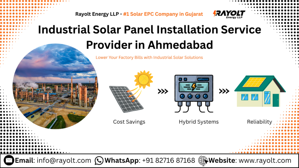 Industrial Solar Panel Installation Service Provider in Ahmedabad