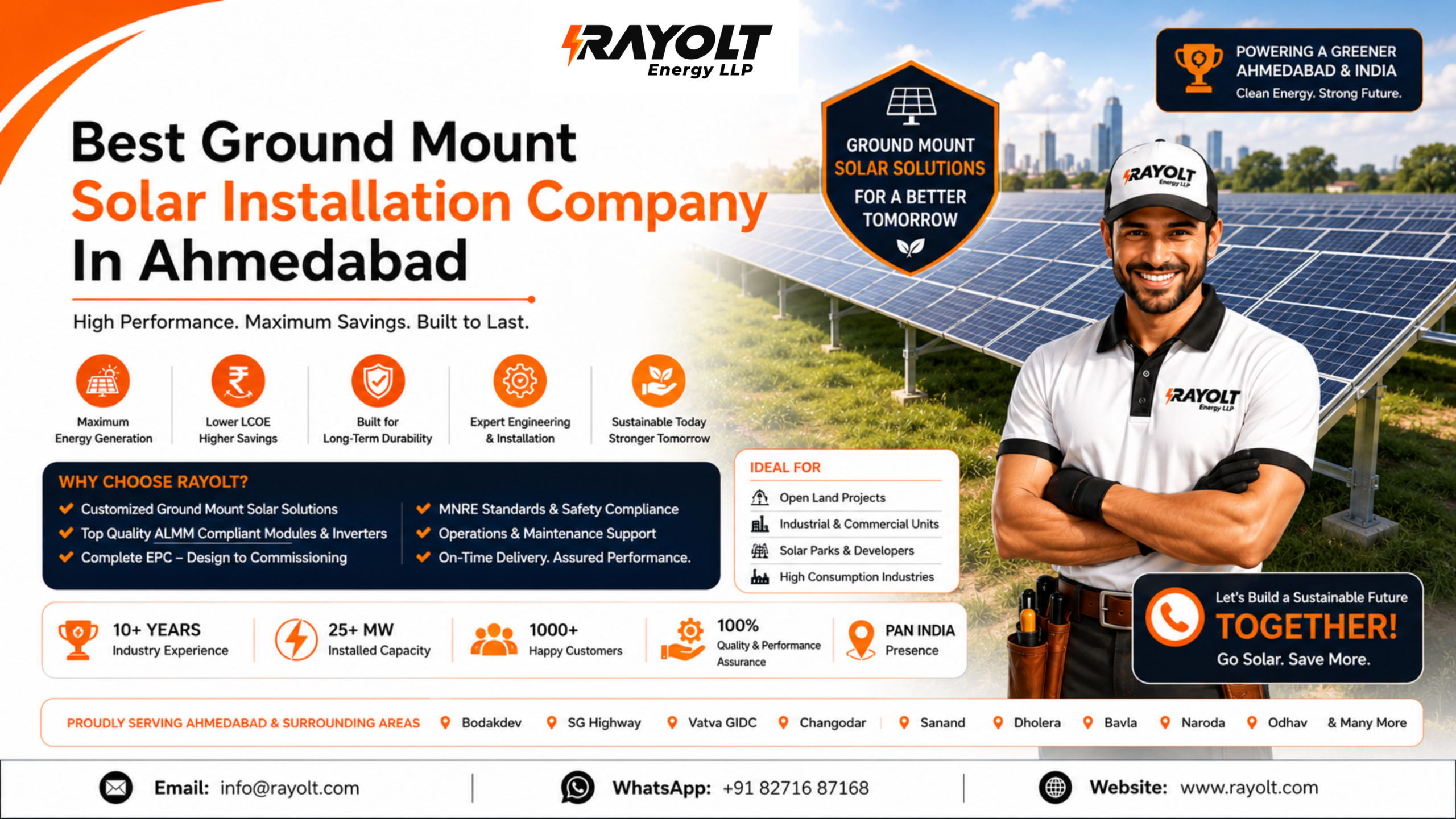 Best Ground Mount Solar Installation Company In Ahmedabad