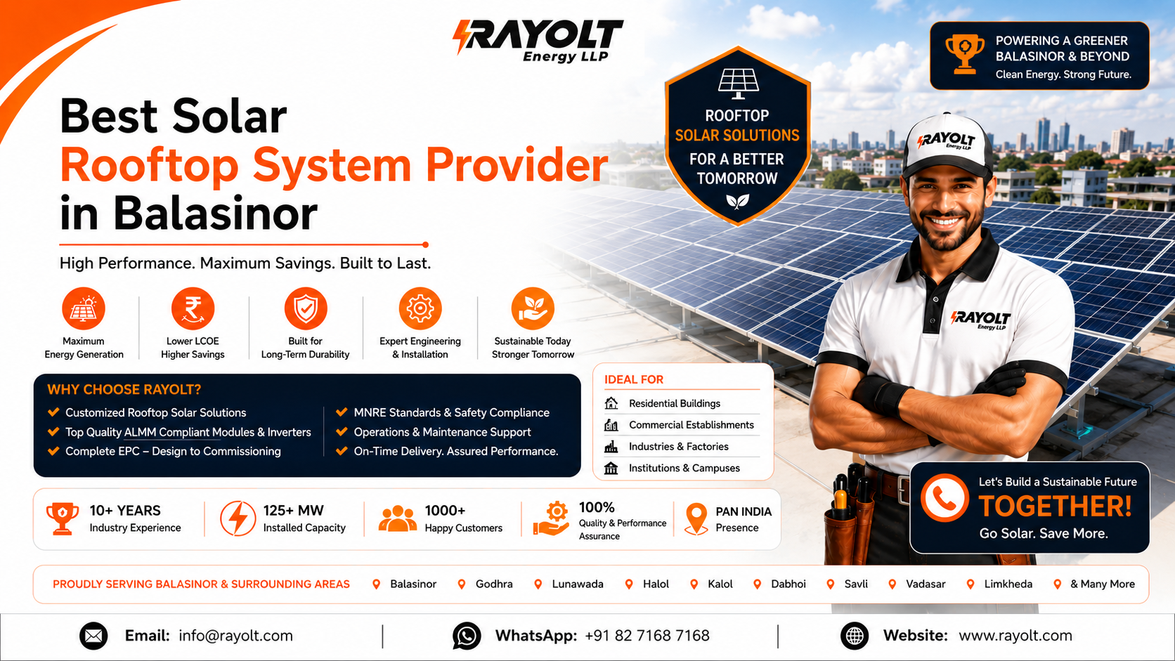 Best Solar Rooftop System Provider in Balasinor