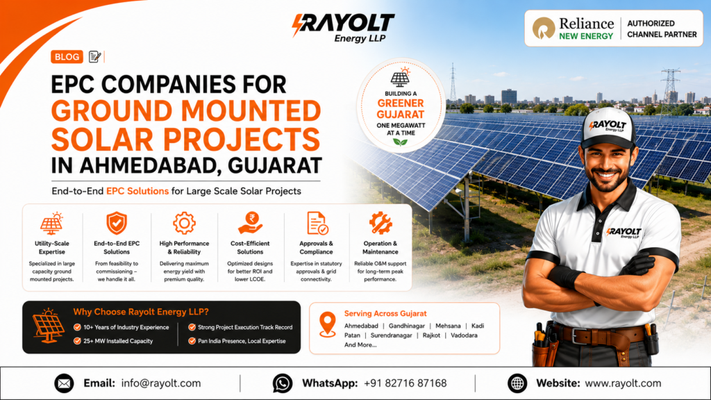EPC Companies For Ground Mounted Solar Projects in Ahmedabad, Gujarat