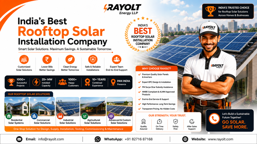 India Best Rooftop Solar Installation Company