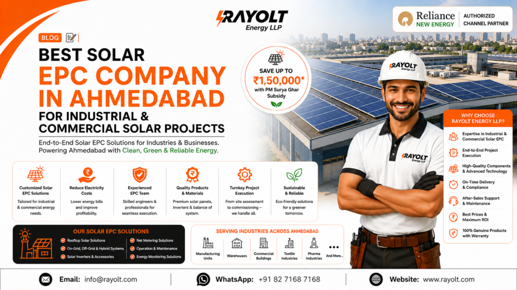 Best Solar EPC Company in Ahmedabad for Industrial & Commercial Solar Projects