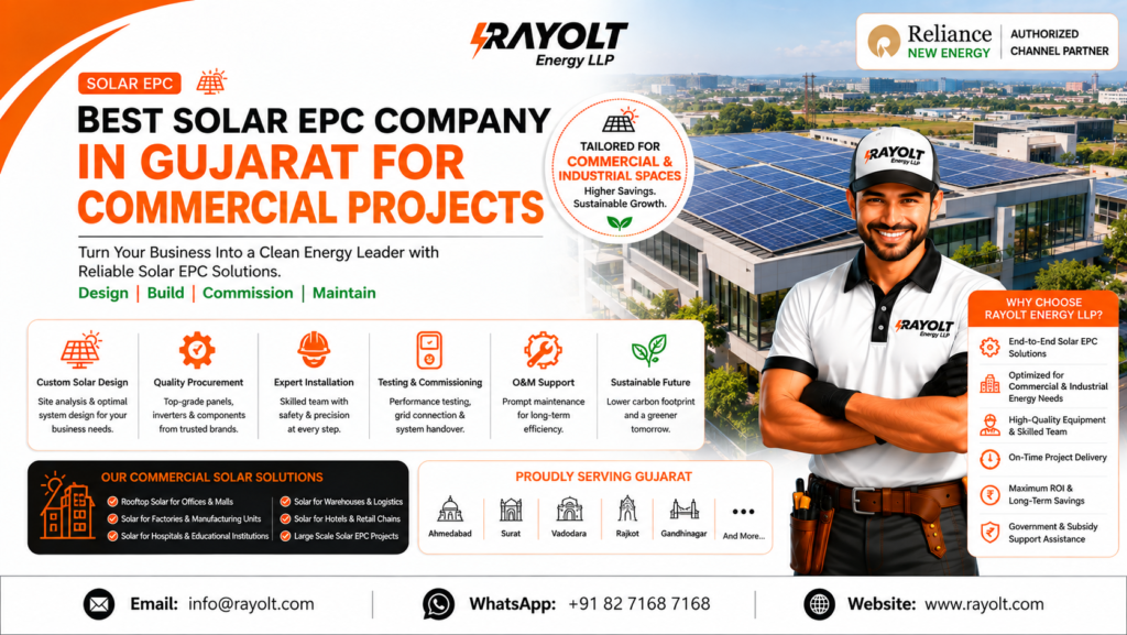 Best Solar EPC Company in Gujarat for Commercial Projects