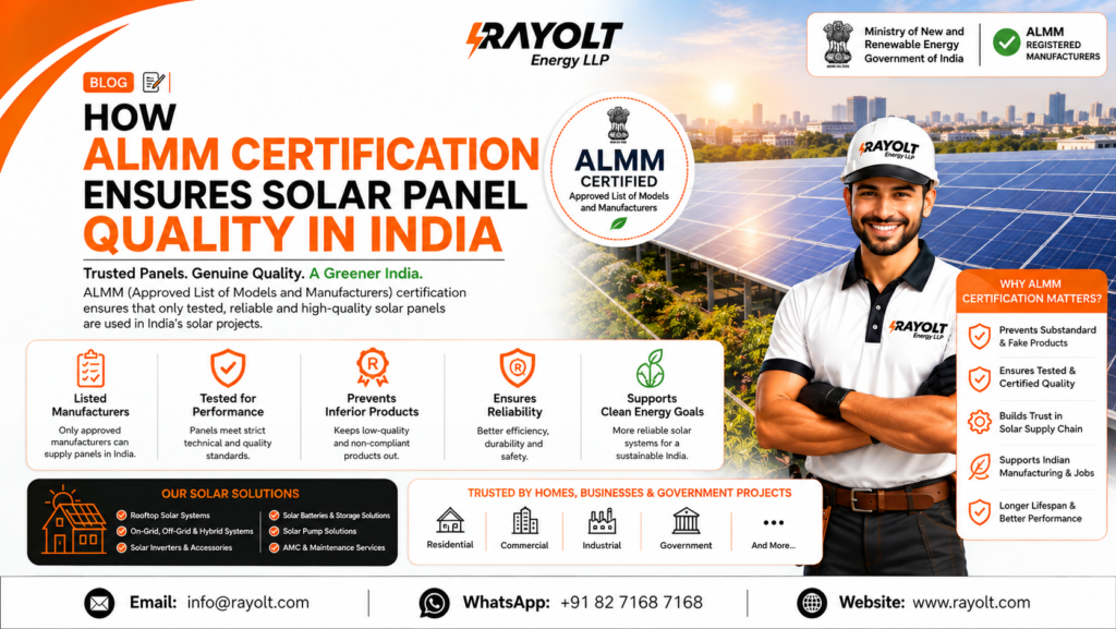 How ALMM Certification Ensures Solar Panel Quality in India
