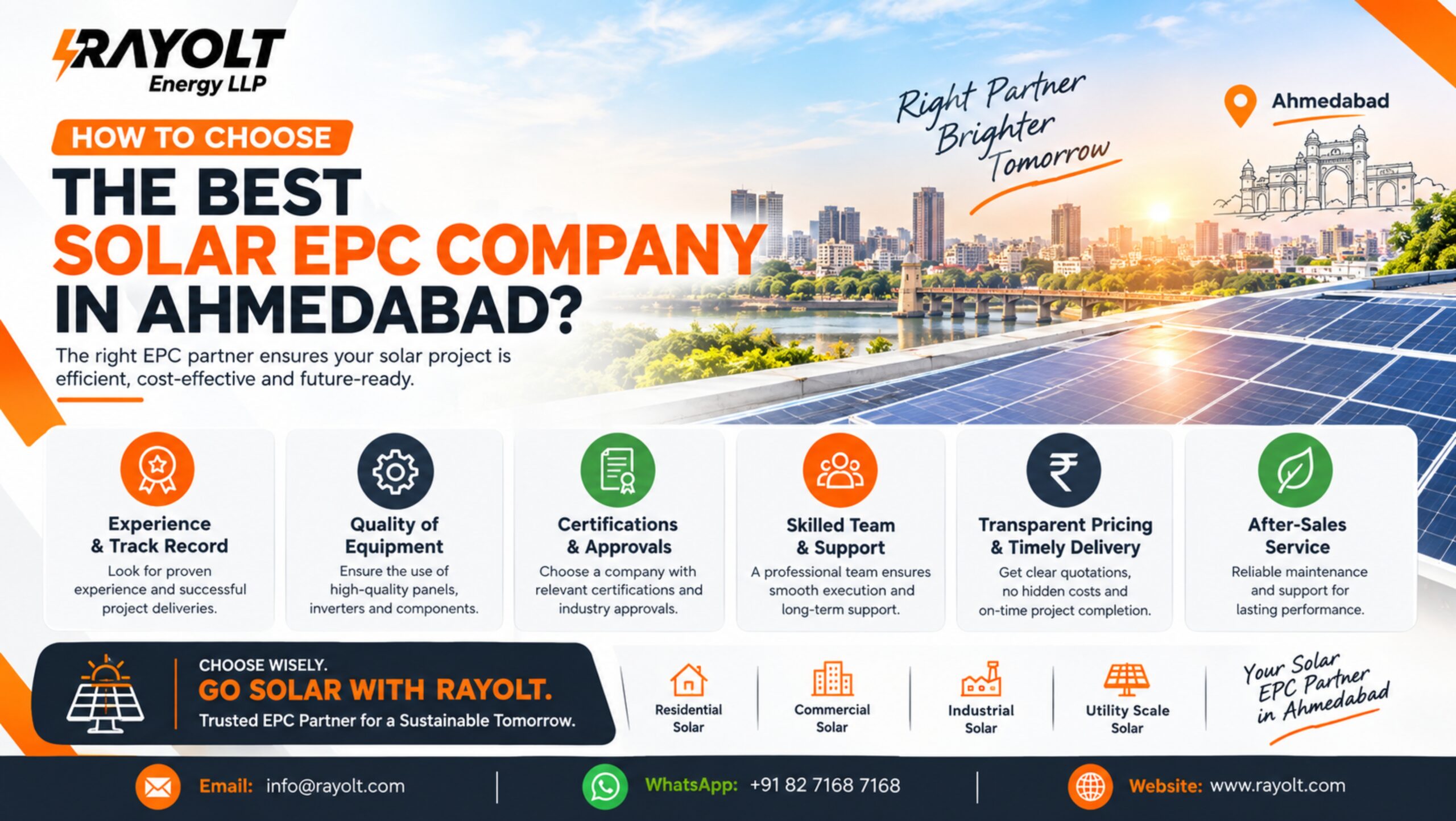 How to Choose the Best Solar EPC Company in Ahmedabad?