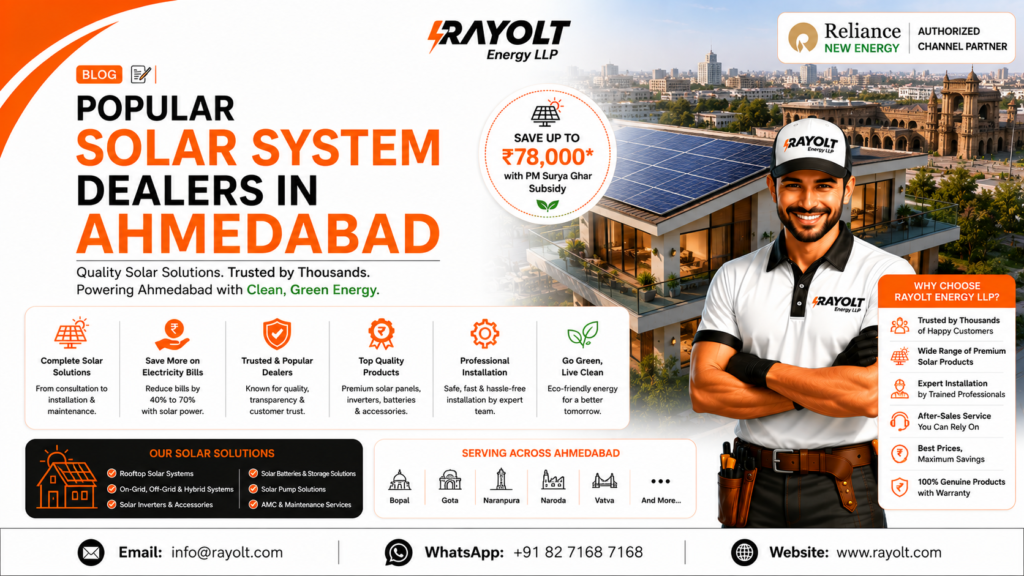 Popular Solar System Dealers in Ahmedabad