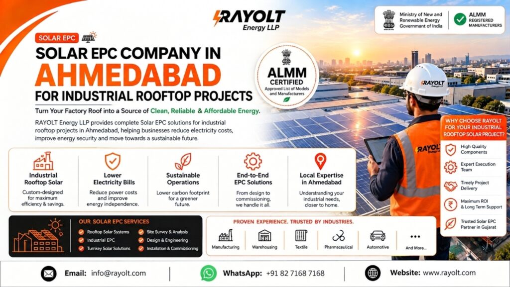 Solar EPC Company in Ahmedabad for Industrial Rooftop Projects