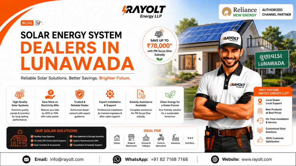 Solar Energy System Dealers in Lunawada