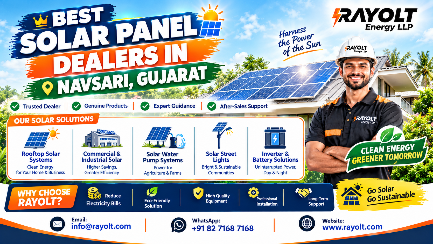 Best Solar Panel Dealers In Navsari, Gujarat