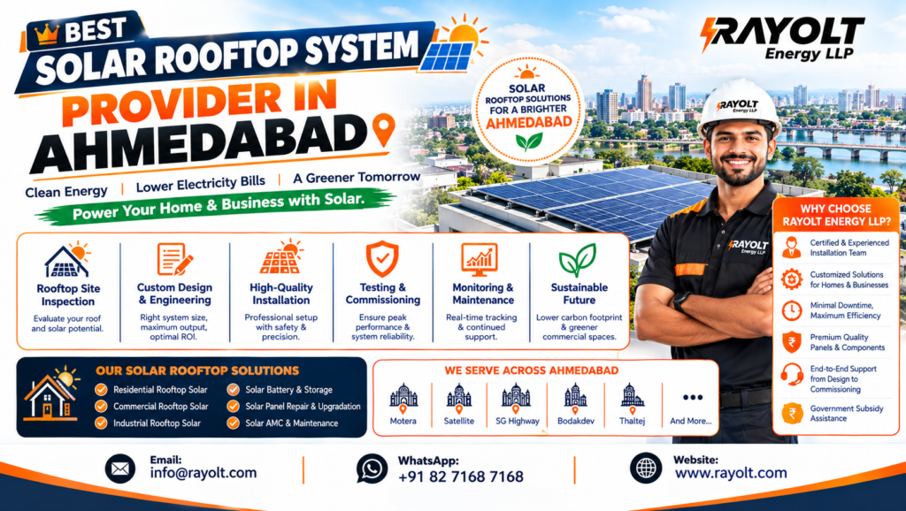 Best Solar Rooftop System Provider in Ahmedabad